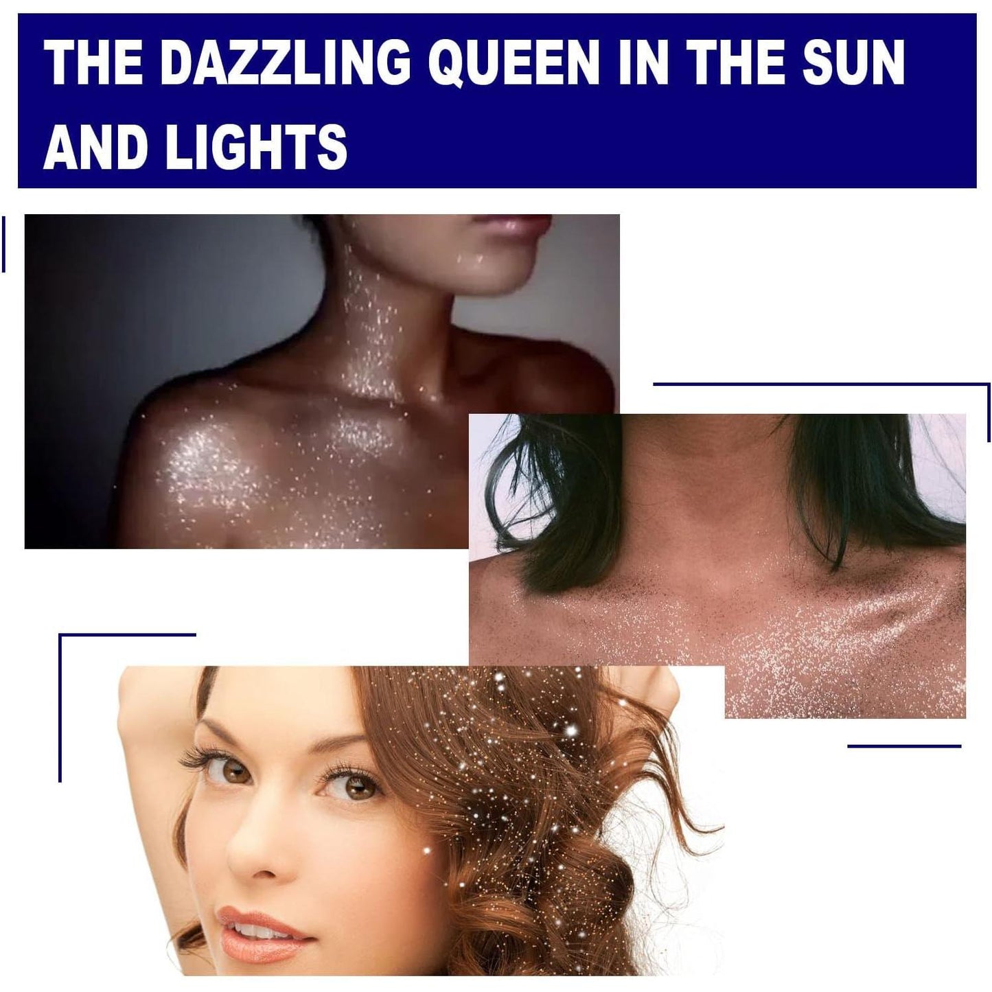 Shimmering Highlighter Spray -Shiny Body Spray - Fine Mistspraythat imparts a dreamy, pearlescent glow to your skinand hairfor any occasion.